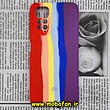 قاب گوشی Redmi Note 11 4G - Redmi Note 11S شیائومی سیلیکونی اورجینال سورا SORA پاک کنی رنگین کمانی آبرنگی درجه یک زیربسته محافظ لنز دار کد 483