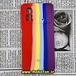 قاب گوشی Xiaomi Poco X4 Pro 5G شیائومی سیلیکونی اورجینال سورا SORA پاک کنی رنگین کمانی آبرنگی درجه یک زیربسته محافظ لنز دار کد 432
