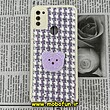 قاب گوشی Galaxy A11 سامسونگ طرح ژله ای پارچه ای خرسی یاسی کد 523