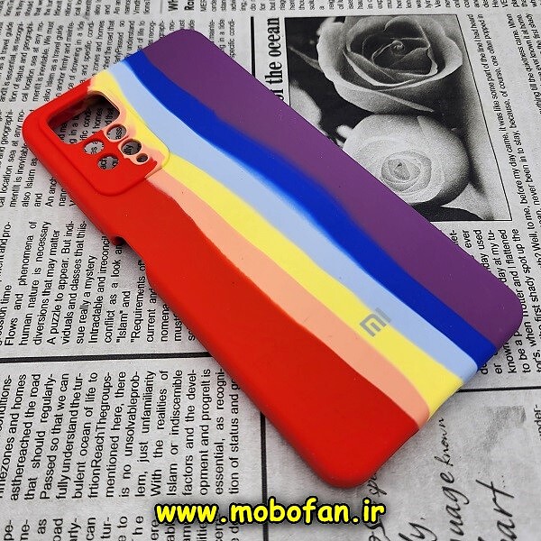 قاب گوشی Redmi Note 11 Pro 4G Global - Redmi Note 11 Pro 5G Global شیائومی سیلیکونی اورجینال سورا SORA پاک کنی رنگین کمانی آبرنگی درجه یک زیربسته محافظ لنز دار کد 344