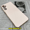 قاب گوشی Galaxy A14 4G - Galaxy A14 5G سامسونگ طرح ژله ای مای کیس گلد لاین دور طلایی محافظ لنز دار گلبهی کد 3
