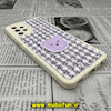 قاب گوشی Galaxy A32 4G سامسونگ طرح ژله ای پارچه ای خرسی یاسی کد 618