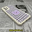 قاب گوشی Galaxy A32 4G سامسونگ طرح ژله ای پارچه ای خرسی یاسی کد 618