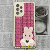 قاب گوشی Galaxy A33 5G سامسونگ طرح ژله ای پارچه ای خرگوشی صورتی فانتزی کد 303