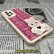 قاب گوشی Galaxy A33 5G سامسونگ طرح ژله ای پارچه ای خرگوشی صورتی فانتزی کد 303