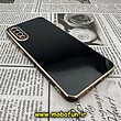قاب گوشی Galaxy A30S - Galaxy A50S - Galaxy A50 سامسونگ طرح ژله ای مای کیس گلد لاین دور طلایی محافظ لنز دار مشکی کد 789