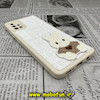 قاب گوشی Galaxy A51 سامسونگ طرح ژله ای پارچه ای خرگوشی سفید کد 683