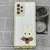 قاب گوشی Galaxy A52 4G - Galaxy A52 5G - Galaxy A52S سامسونگ طرح ژله ای پارچه ای خرگوشی سفید کد 944