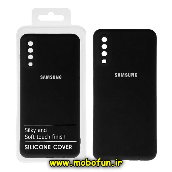 قاب گوشی Galaxy A70 - Galaxy A70S سامسونگ سیلیکونی های کپی زیربسته محافظ لنز دار مشکی کد 315