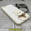 قاب گوشی iPhone 6 - iPhone 6S آیفون طرح ژله ای پارچه ای خرگوشی سفید کد 321
