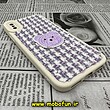 قاب گوشی iPhone X - iPhone XS آیفون طرح ژله ای پارچه ای خرسی یاسی کد 404