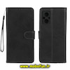 کیف گوشی Poco M5 شیائومی مگنتی طرح چرم کتابی محافظ لنزدار مشکی کد 10