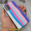 قاب گوشی Galaxy A02S - Galaxy A03S سامسونگ طرح هارد HARD رنگین کمانی آبرنگی پشت سیلیکونی محافظ لنز دار کد 333
