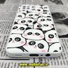 قاب گوشی Galaxy A12 سامسونگ طرح دار پافر چرمی محافظ لنز دار پاندا Panda کد 1029