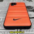 قاب گوشی Galaxy A12 سامسونگ طرح دار پافر چرمی محافظ لنز دار نایکی NIKE کد 1030