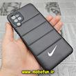قاب گوشی Galaxy A12 سامسونگ طرح دار پافر چرمی محافظ لنز دار نایکی NIKE کد 1032