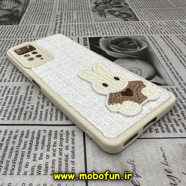 قاب گوشی Xiaomi Redmi Note 11 Pro 4G Global - Redmi Note 11 Pro 5G Global شیائومی طرح ژله ای پارچه ای خرگوشی سفید کد 359