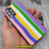 قاب گوشی Galaxy A32 4G سامسونگ طرح هارد HARD رنگین کمانی آبرنگی پشت سیلیکونی محافظ لنز دار کد 631