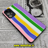 قاب گوشی Galaxy A33 5G سامسونگ طرح هارد HARD رنگین کمانی آبرنگی پشت سیلیکونی محافظ لنز دار کد 313