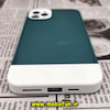 قاب گوشی iPhone 11 Pro Max آیفون طرح سیلیکونی دو رنگ اورجینال Q-SERIES سبز سفید کد 450
