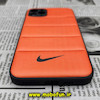 قاب گوشی iPhone 11 Pro Max آیفون طرح دار پافر چرمی محافظ لنز دار نایکی NIKE کد 461