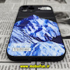 قاب گوشی iPhone 12 Pro Max آیفون طرح دار پافر چرمی محافظ لنز دار کوه یخی کد 509