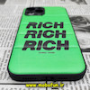 قاب گوشی iPhone 12 Pro Max آیفون طرح دار پافر چرمی محافظ لنز دار اسپورت RICH کد 510