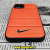 قاب گوشی iPhone 11 Pro آیفون طرح دار پافر چرمی محافظ لنز دار نایکی NIKE کد 301