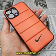 قاب گوشی iPhone 13 Pro Max آیفون طرح دار پافر چرمی محافظ لنز دار نایکی NIKE کد 404