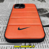 قاب گوشی iPhone 13 Pro Max آیفون طرح دار پافر چرمی محافظ لنز دار نایکی NIKE کد 404
