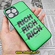 قاب گوشی iPhone 13 Pro Max آیفون طرح دار پافر چرمی محافظ لنز دار اسپورت RICH کد 408