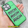 قاب گوشی iPhone 14 Pro آیفون طرح دار پافر چرمی محافظ لنز دار اسپورت RICH کد 83