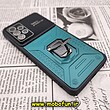 قاب گوشی Galaxy A52 4G - Galaxy A52 5G - Galaxy A52S سامسونگ طرح ضد ضربه بتمن هولدر دار محافظ لنز دار شیشه ای سبز تیره کد 586