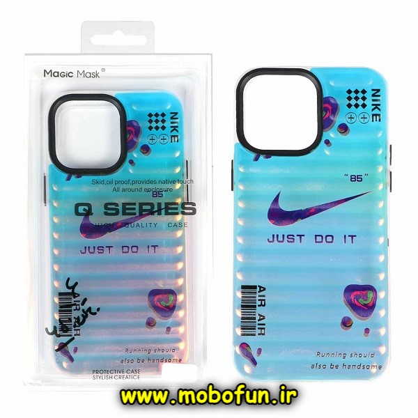 قاب گوشی iPhone 13 - iPhone 14 آیفون طرح ضدضربه هولوگرامی لنز رنگی هفت رنگ اورجینال MAGIC MASK نایکی اسپرت NIKE کد 57