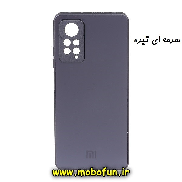 قاب گوشی Xiaomi Redmi Note 11 Pro 4G Global - Redmi Note 11 Pro 5G Global شیائومی مدل PVD ضد خش پشت گلس شیشه ای محافظ لنز دار سرمه ای تیره کد 370