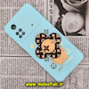 قاب گوشی Poco M4 Pro 4G شیائومی طرح سیلیکونی ژله ای سه بعدی برجسته عروسکی لویی ویتون محافظ لنز دار سبز آبی کد 225