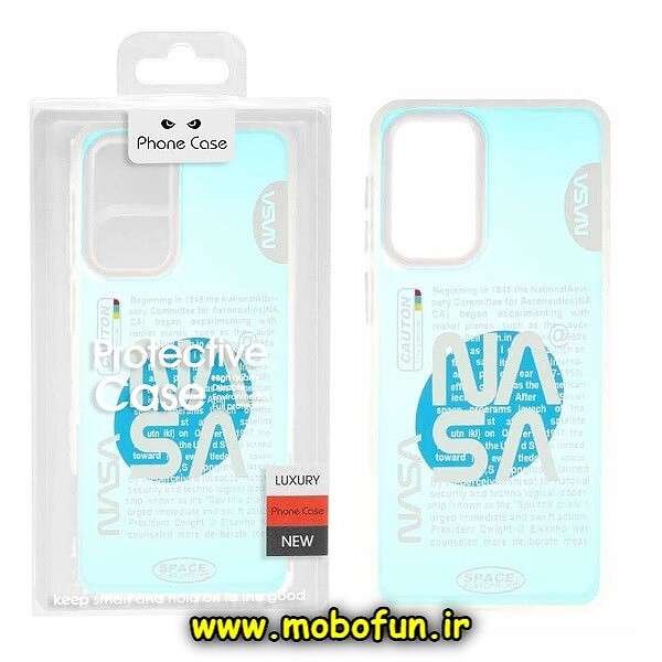 قاب گوشی Galaxy A33 5G سامسونگ طرح ضدضربه هولوگرامی لنز رنگی هفت رنگ ناسا NASA کد 339