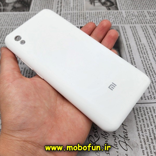 قاب گوشی Redmi 9A شیائومی سیلیکونی اورجینال سورا SORA پاک کنی درجه یک زیربسته محافظ لنز دار سفید کد 161