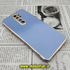 قاب گوشی Xiaomi Redmi Note 8 Pro شیائومی طرح ژله ای مای کیس گلد لاین دور طلایی محافظ لنز دار آبی فیلی کد 611