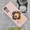 قاب گوشی Redmi Note 11 4G - Redmi Note 11S شیائومی طرح سیلیکونی ژله ای سه بعدی برجسته عروسکی لویی ویتون محافظ لنز دار گلبهی کد 523