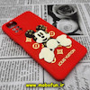 قاب گوشی Redmi Note 11 4G - Redmi Note 11S شیائومی طرح سیلیکونی ژله ای سه بعدی برجسته عروسکی میکی موس Mickey Mouse محافظ لنز دار قرمز کد 525