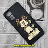قاب گوشی Redmi Note 11 4G - Redmi Note 11S شیائومی طرح سیلیکونی ژله ای سه بعدی برجسته عروسکی میکی موس Mickey Mouse محافظ لنز دار مشکی کد 526