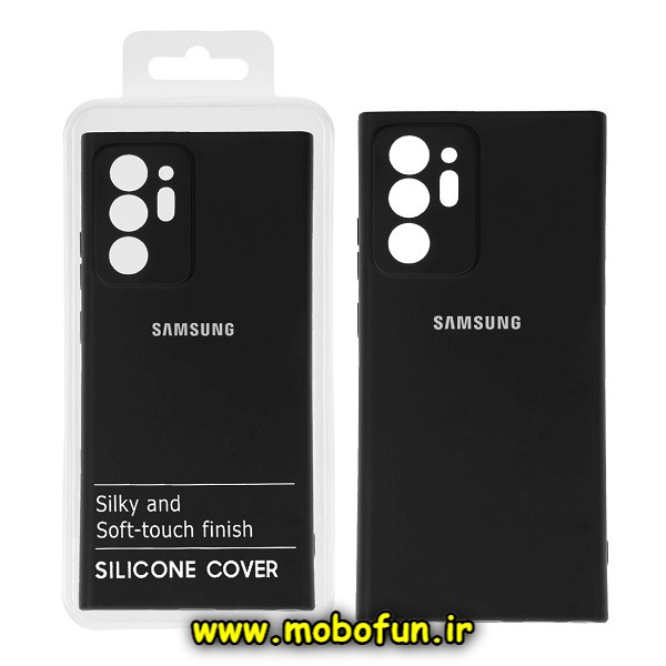 قاب گوشی Galaxy Note 20 Ultra سامسونگ سیلیکونی های کپی زیربسته محافظ لنز دار مشکی کد E10-170042