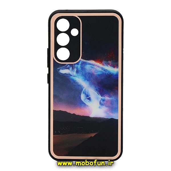 قاب گوشی Galaxy A54 5G سامسونگ پشت گلس سرامیکی طلاکوب محافظ لنزدار کد 5