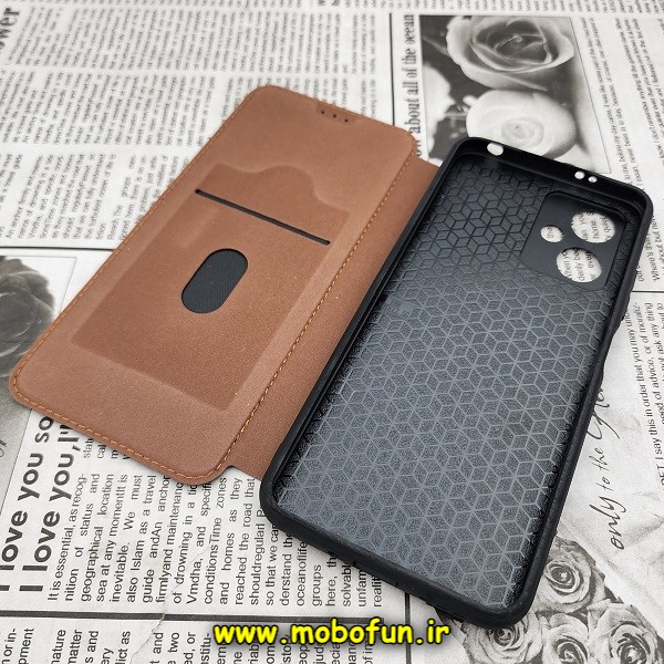 کیف گوشی موبایل Redmi Note 12 5G - Poco X5 - Redmi Note 12 China شیائومی کلاسوری اورجینال دادوو Dadoo مدل SPORT 2023 محافظ لنزدار سبز (بدون جای فلش) کد E18-172102
