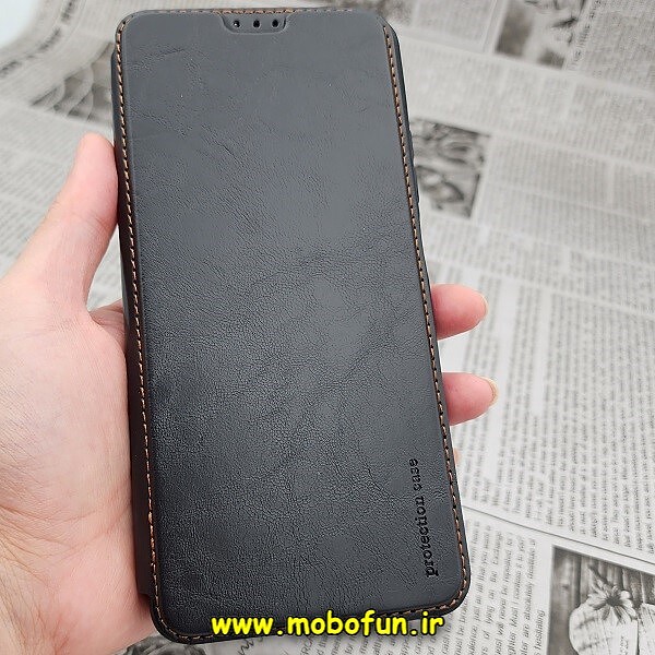 کیف گوشی موبایل Redmi Note 12 Pro 5G شیائومی کلاسوری اورجینال دادوو Dadoo مدل SPORT 2023 محافظ لنزدار مشکی کد 24