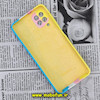 قاب گوشی Galaxy A22 4G - Galaxy M32 4G سامسونگ سیلیکونی اورجینال آبرنگی رنگین کمانی پاک کنی درجه یک زیربسته محافظ لنز دار کد 609