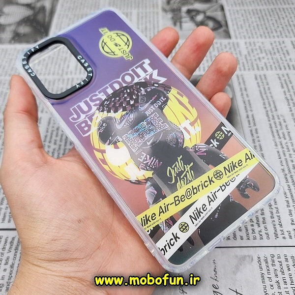 قاب گوشی Galaxy A12 - Galaxy M12 سامسونگ طرح ضدضربه اورجینال هولوگرامی لنز رنگی هفت رنگ CASETIFY کد 1068