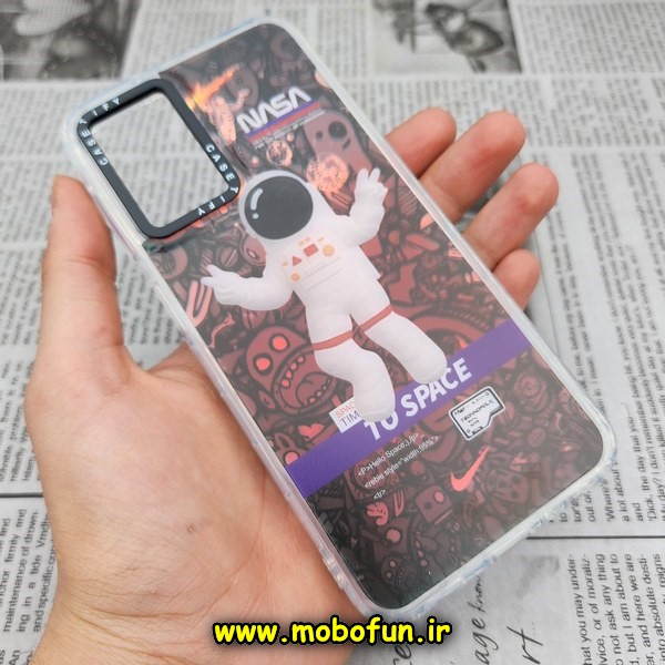 قاب گوشی Galaxy A13 4G سامسونگ طرح ضدضربه اورجینال هولوگرامی لنز رنگی هفت رنگ CASETIFY کد 508