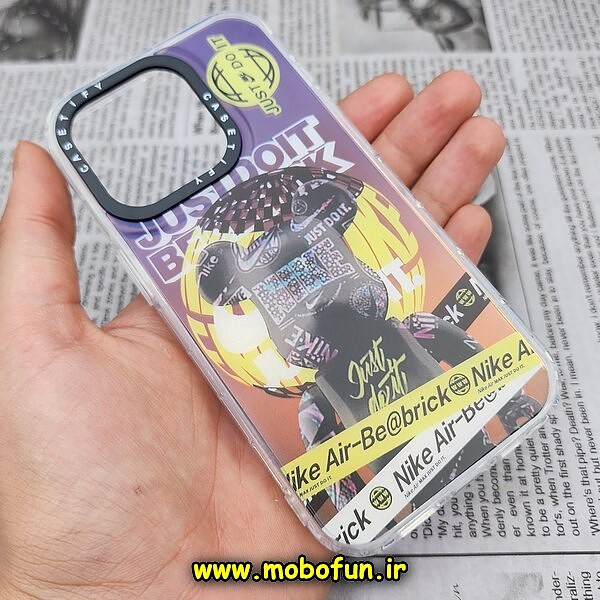 قاب گوشی iPhone 14 Pro آیفون طرح ضدضربه اورجینال هولوگرامی لنز رنگی هفت رنگ CASETIFY کد 115